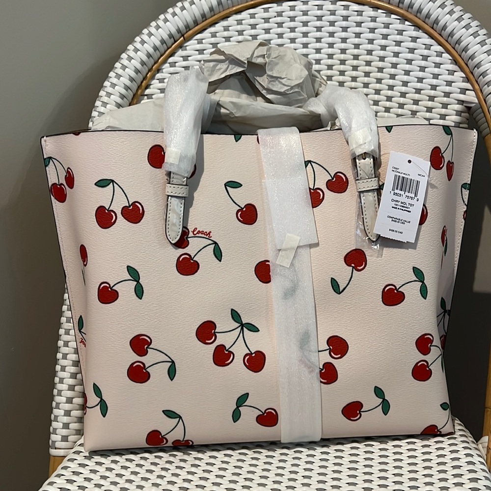 Brand New with Tags Coach Cherry Tote